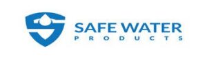 Safe Water Products horizontal blue shield logo
